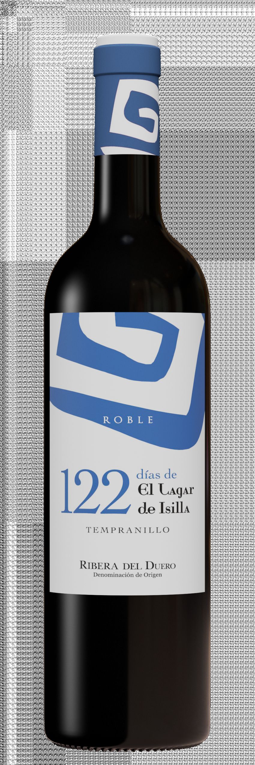 botella de vino el lagar de isilla roble