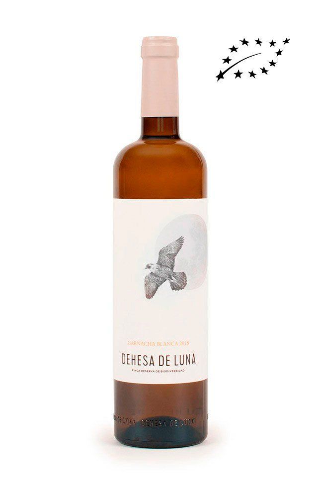 Botella de vino Dehesa de Luna. Garnacha blanca 2018