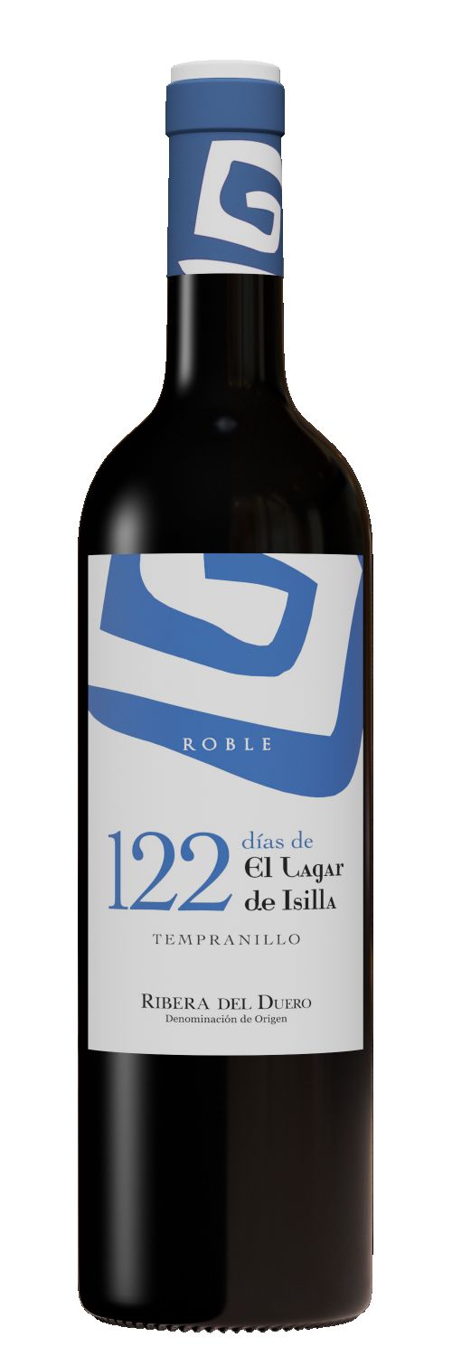 botella de vino el lagar de isilla roble