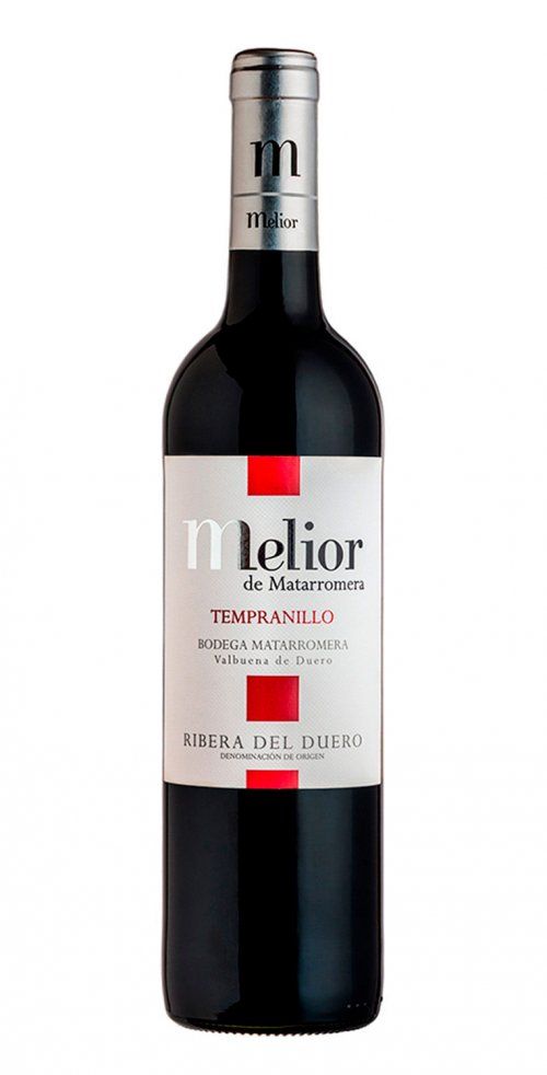 Botella de vino Melior de Matarromera