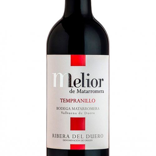 Botella de vino Melior de Matarromera