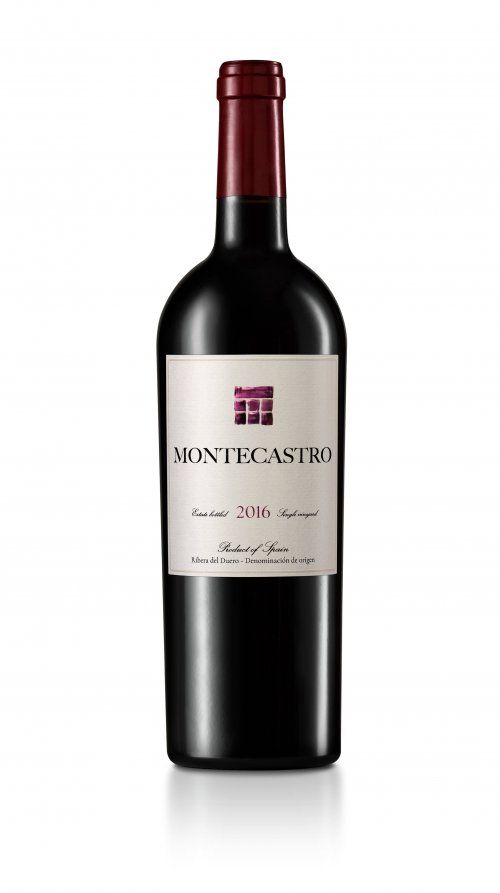 botella de vino montecastro crianza