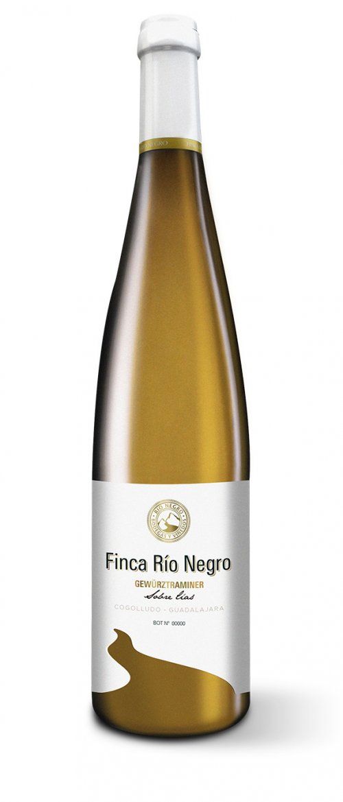 botella de vino finca rio negro gewurtraminer